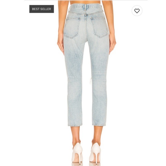 AGOLDE Riley High Rise Crop - Picture 3 of 4